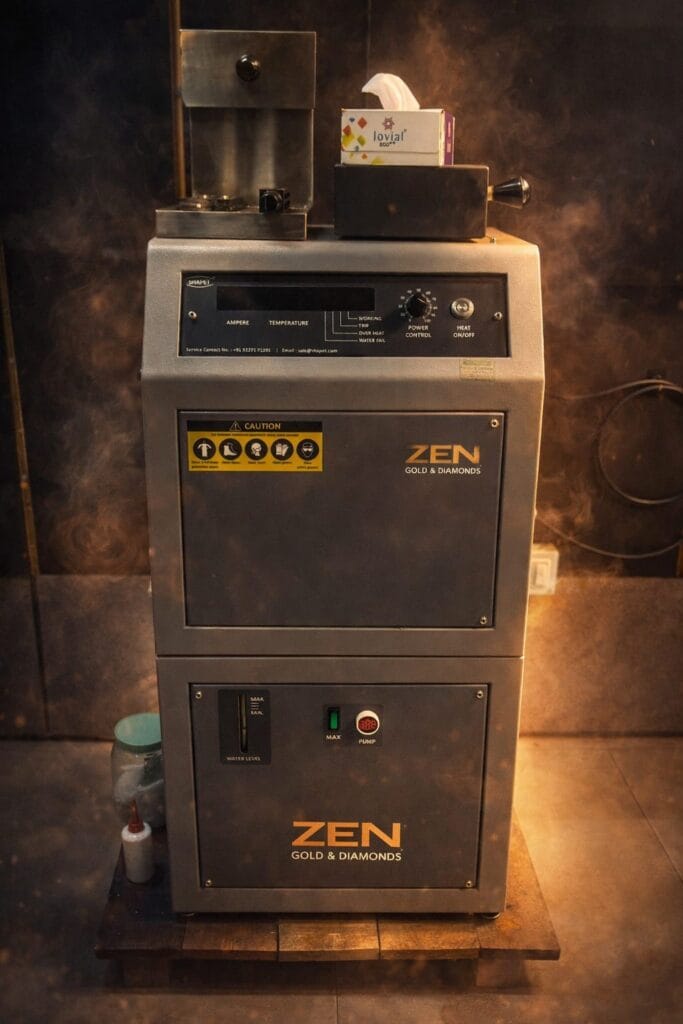 Machine labeled Zen Gold and Diamonds